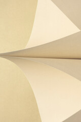 우아한 종이의 곡선을 이용한 배경