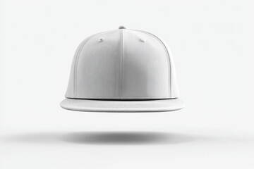 Fototapeta premium White Baseball Cap Mockup.