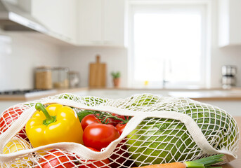 Eco-Friendly Grocery Shopping Mesh Bag