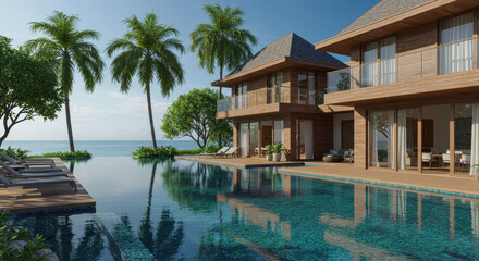 Luxury Villa Escape: Infinity Pool, Ocean Views & Palm Trees - Your Tropical Paradise Awaits!