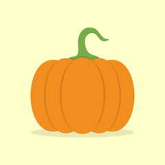Pumpkin vector illustration image, pumpkin vector art, fall pumpkin clip art.