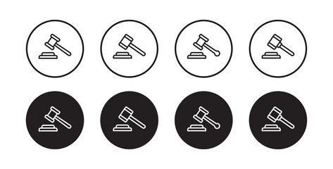 Gavel icon vector, judge gavel icon vector illustration