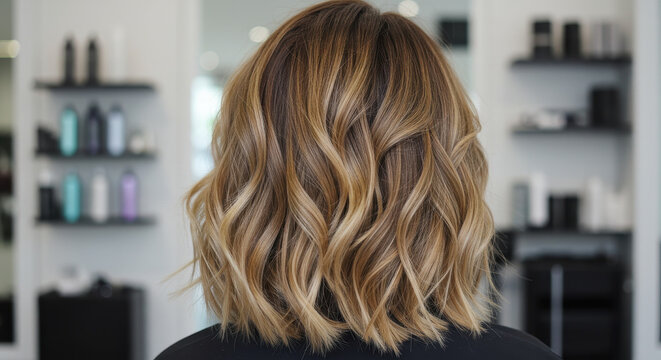 Bronde Waves: Stunning Shoulder-Length Balayage Hair | Modern Hairstyles & Trends