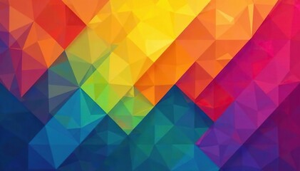Geometric abstract shapes, vibrant color blocks, color, artwork, graphics