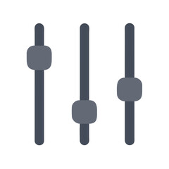 Audio Mixer Controls Sound Equipment Icon Design