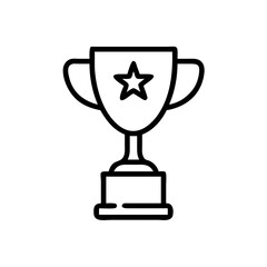 Business Trophy Cup Icon Design