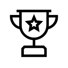 Business Trophy Cup Icon Design