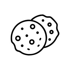 Chocolate Chip Cookie Icon Design