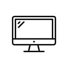 Desktop Monitor Display Icon Design