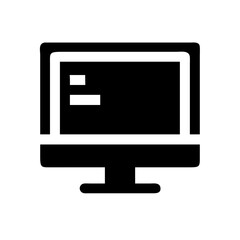 Desktop Monitor Display Icon Design
