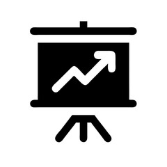 Growth Strategy Presentation Icon Design