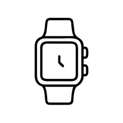 Smartwatch with Adjustable Strap Icon Design
