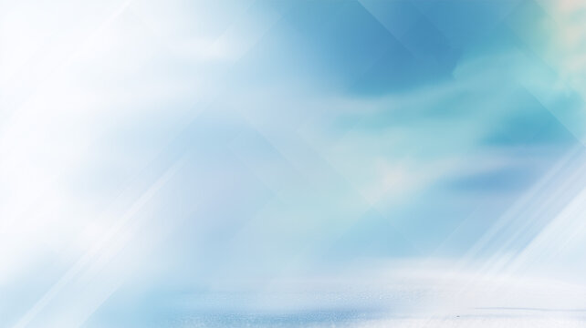 透明感あふれる水色の抽象的な背景