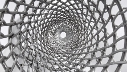 Abstract Spiral Mesh lattice structure