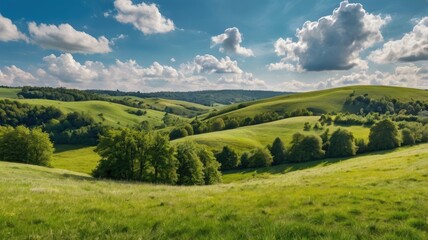 landscape with mountains