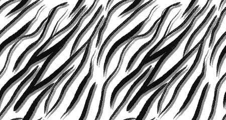 Leopard and zebra pattern design. Textile print pattern.