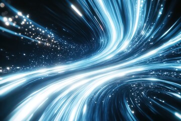 Obraz premium Abstract light streaks vortex background