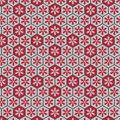 赤いパターンの背景素材