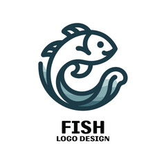 Fish Vector Logo Design