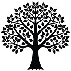 Fototapeta premium Beach Trees icon set on white background