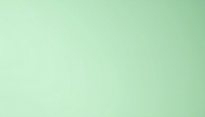 Obraz premium ペールグリーンのフラットな背景に霧がかかったようなグラデーションニュアンスが広がる、穏やかな印象の背景素材