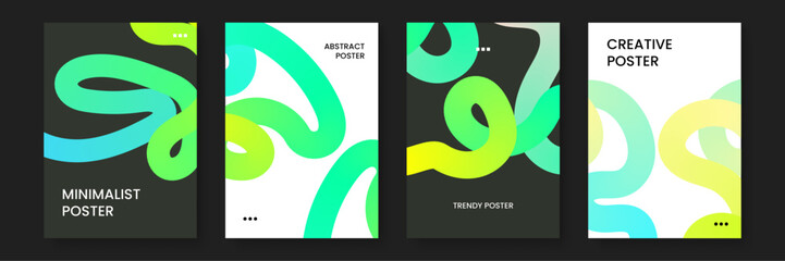 abstract colorful geometric shapes patterns with retro memphis style vector illustration