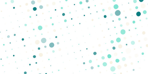 Light BLUE vector layout with circle shapes. Blurred decorative design in abstract style with bubbles. Template for your brand book.