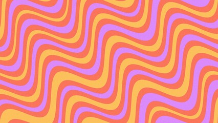 Abstract background with orange, yellow, and purple wave patterns