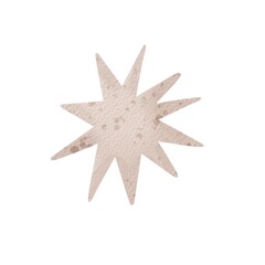 Cartoon star. Colorful illustration, flat style. design for cards, print, poster	
