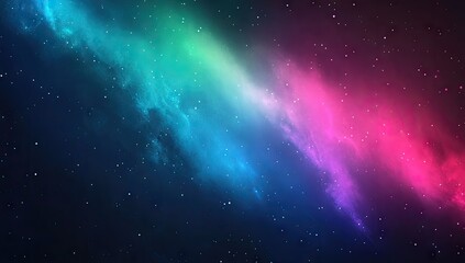 Obraz premium A vibrant abstract wave of colorful light flowing gracefully. creating an ethereal atmosphere with a blend of neon hues. suitable for backgrounds and digital art