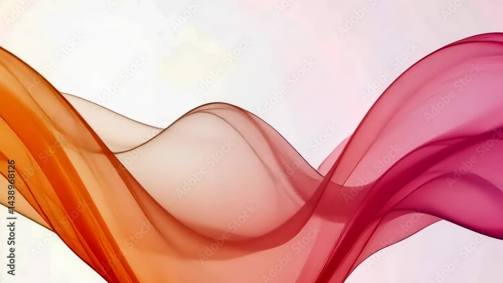 Poster dynamic flowing colorful waves creating mesmerizing abstract patterns