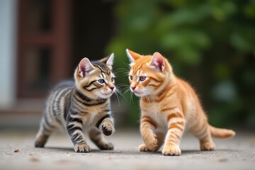 Obraz premium Kitten Companionship