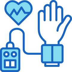 Obraz premium Blood Pressure Icon