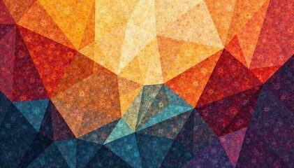 Fototapeta premium Abstract geometric tapestry, muted earth tones, interior, muted