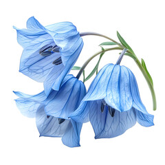 Bluebell Flowers Illustration