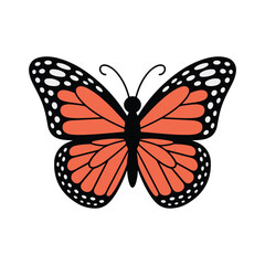 Colorful Butterfly Vector Set, Cute Cartoon Butterflies, Hand-Drawn Butterfly Clipart, Spring Floral Butterfly Design, Kids Illustration, Nature Animal Art, EPS and AI Files Included