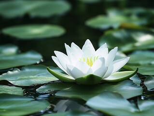 white water lily