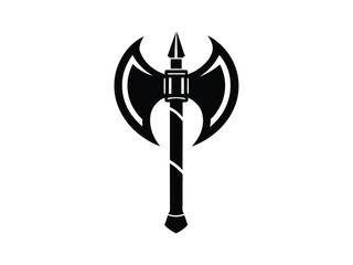 Viking Axe Hand Tool Vector Icon