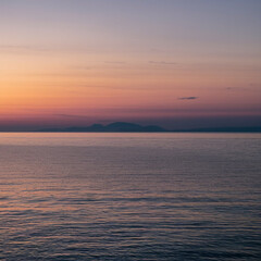 Obraz premium dusk on the sea
