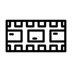 film strip Line Icon