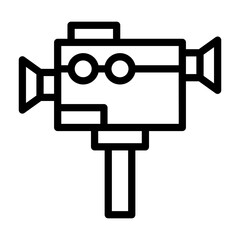 video camera Line Icon