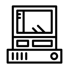 computer Line Icon