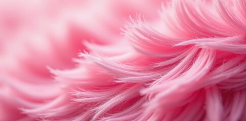 Light pink fur, close-up showing individual fibers , soft, shaggy, light pink