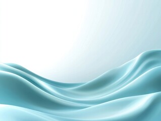 Light blue flowing fabric abstract background