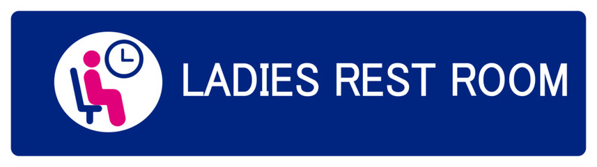 LADIES REST ROOM SIGNAGE