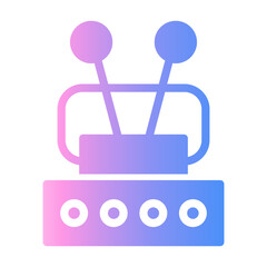 tv antenna Gradient icon