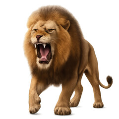 Obraz premium lion isolated on white