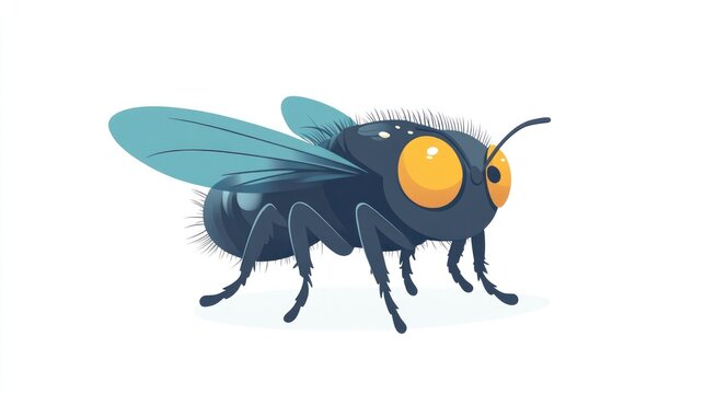 Cartoon fly illustration