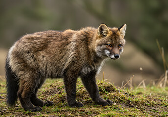 Obraz premium Red Fox Wildlife Photography: Stunning Images of Wild Foxes in Natural Habitat