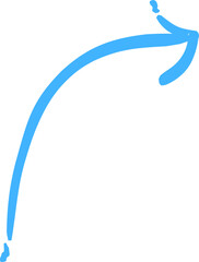 Brush Hand Drawn Arrow Element